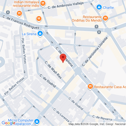خريطة لـ (Madrid)