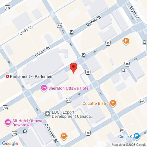خريطة لـ (Ottawa)